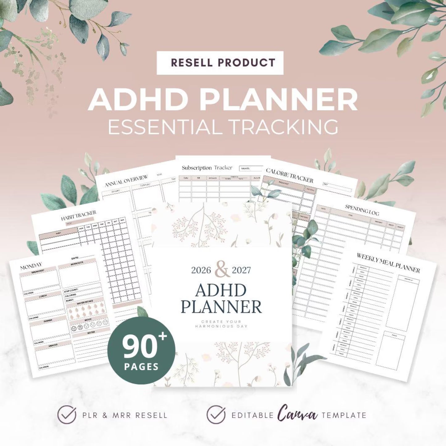 ADHD Planner list