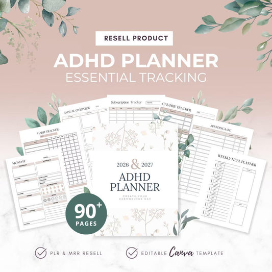 ADHD Planner list